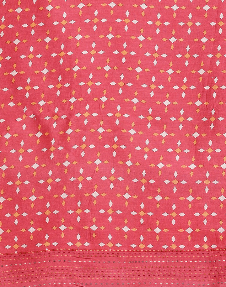 Fine Chanderi Printed Suit Piece