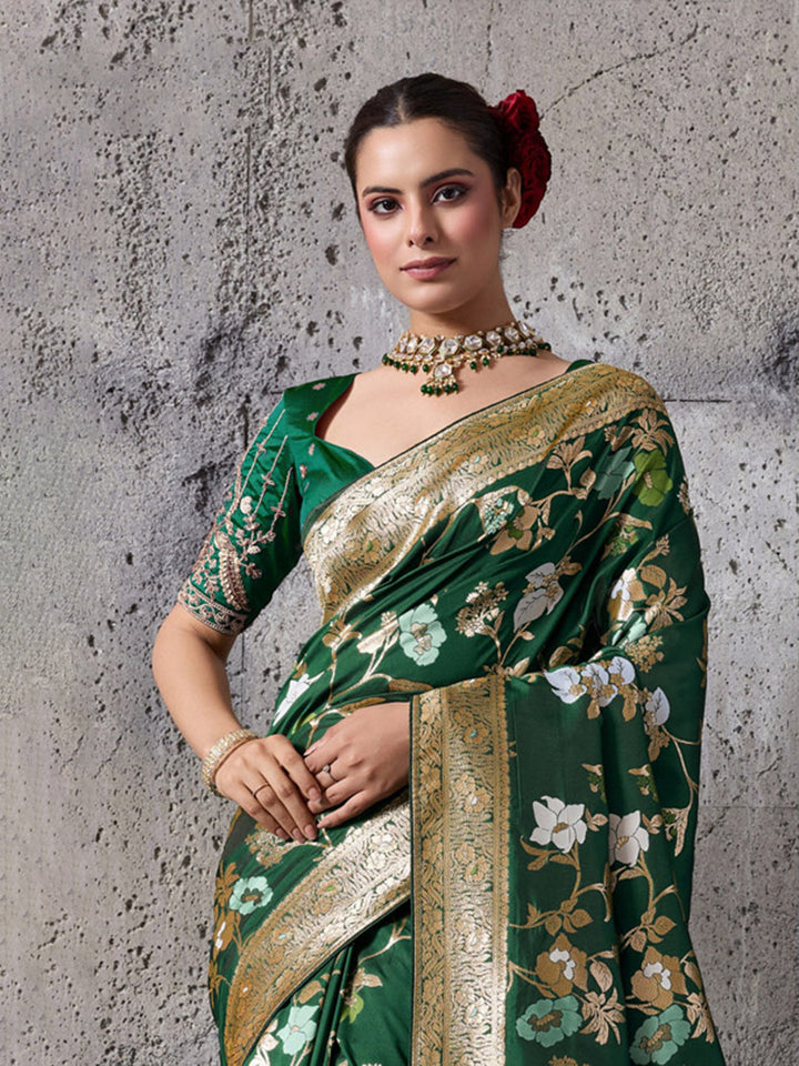 Woven Design Banarasi Silk Saree