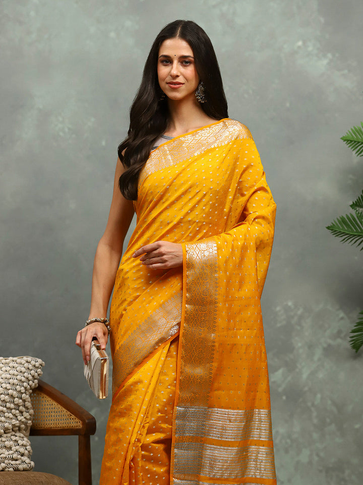 Woven Booti Art Silk Saree