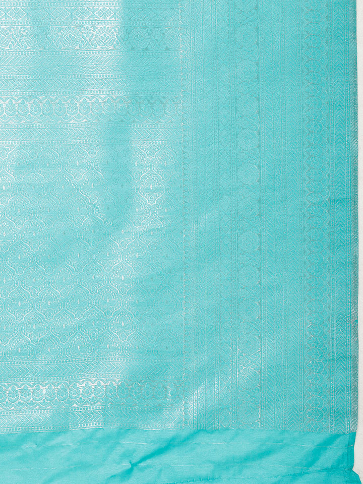 Brocade Zari Jaal Handloom Woven Saree