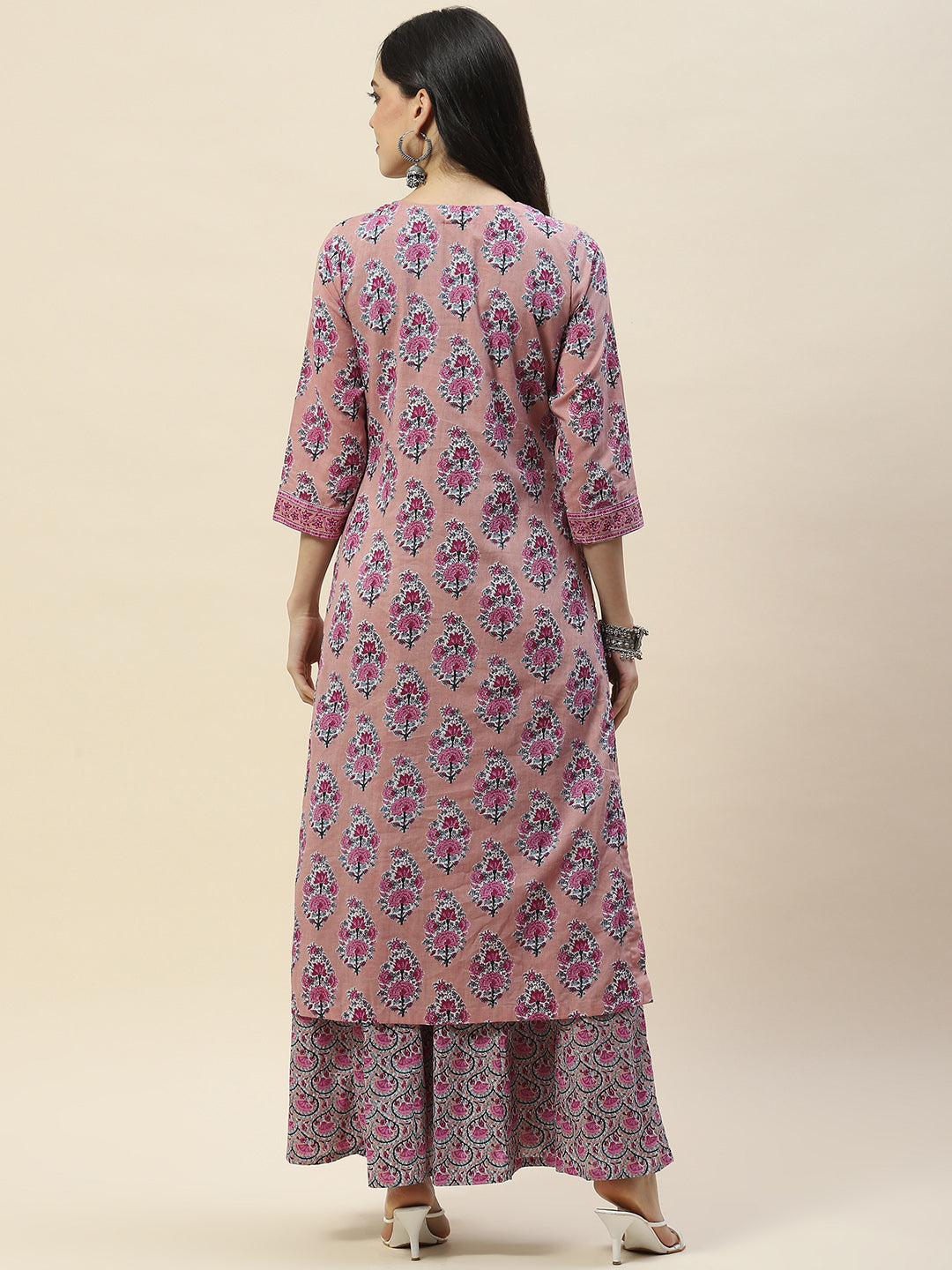 Printed Cotton Double Layer Kurta