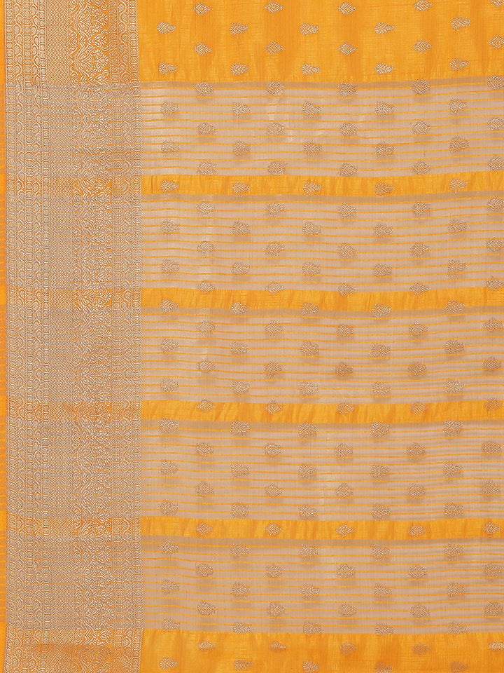 Zari Booti Handloom Woven Saree