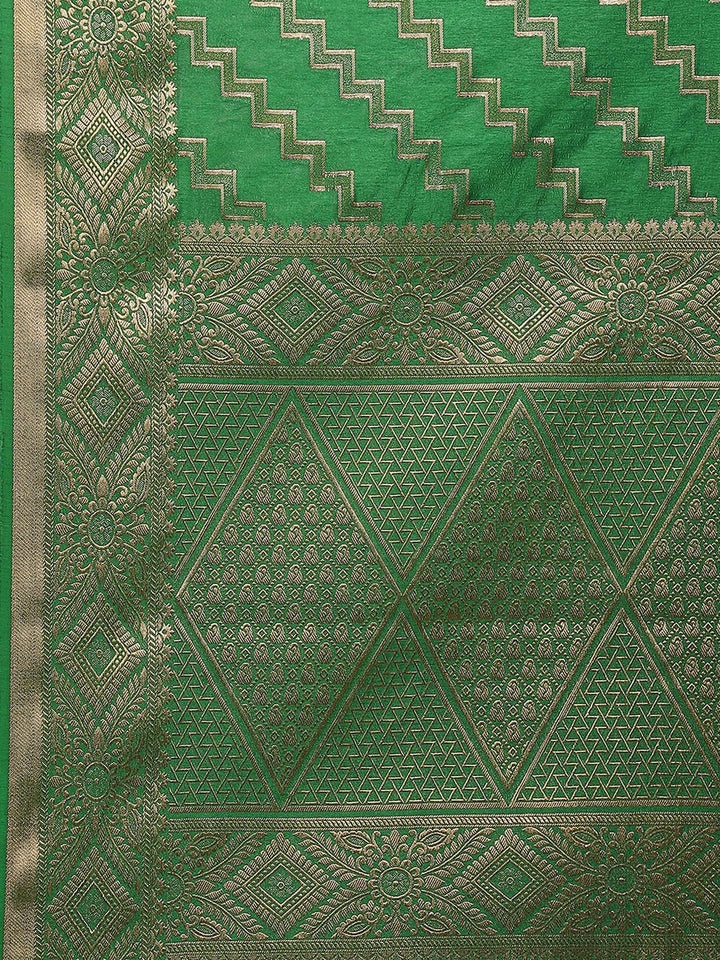 Zari Jaal Art Handloom Woven Saree