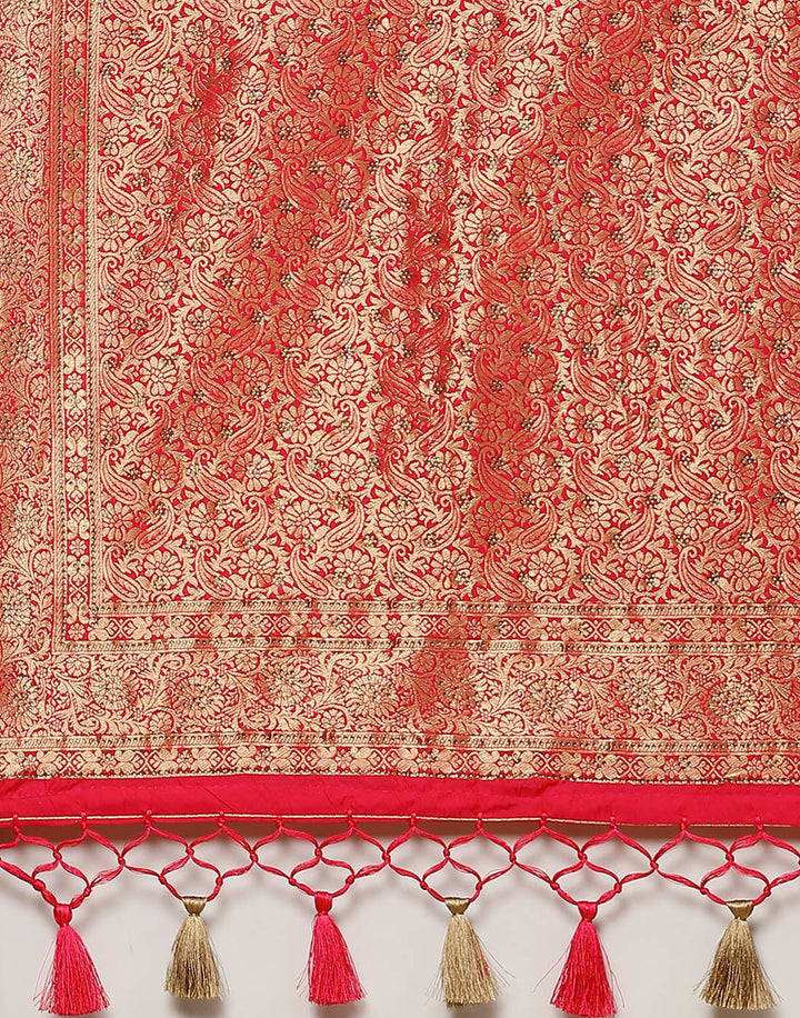 Woven Banarasi Art Handloom Saree