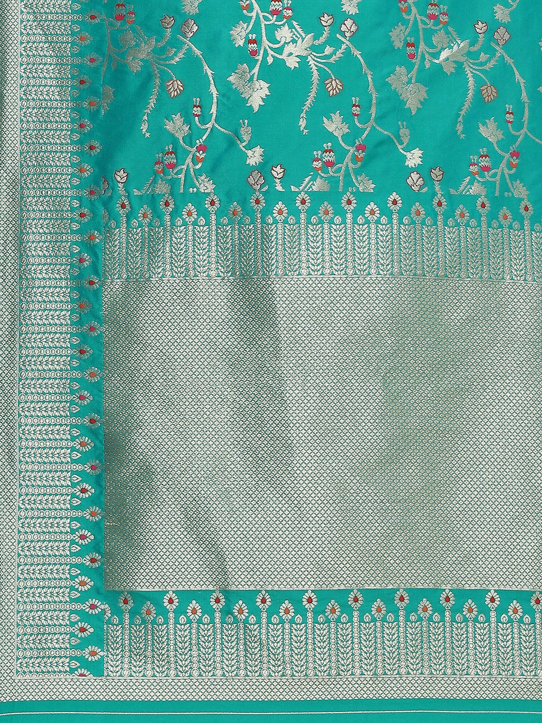 Zari Jaal Woven Art Silk Banarsi Saree