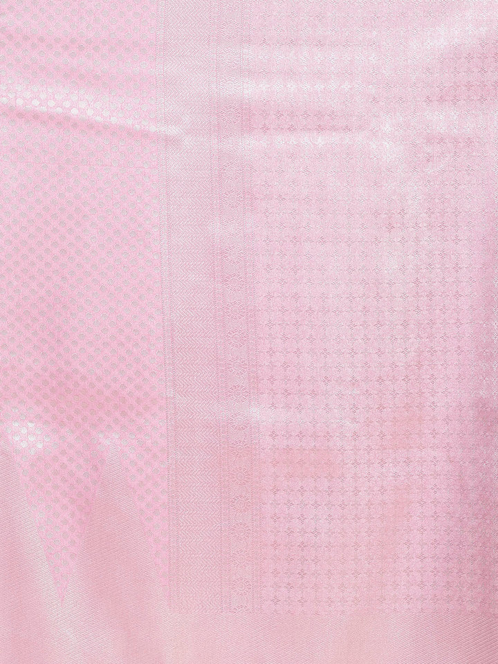 Plain Zari Border Woven Handloom Saree