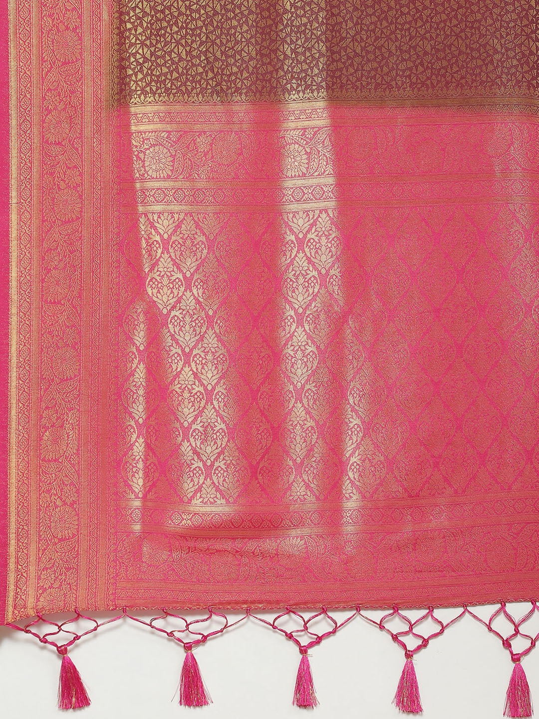 Zari Jaal Woven Handloom Saree