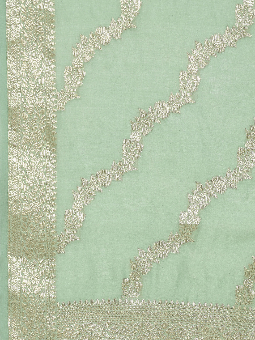 Zari Jaal Woven Cotton Saree