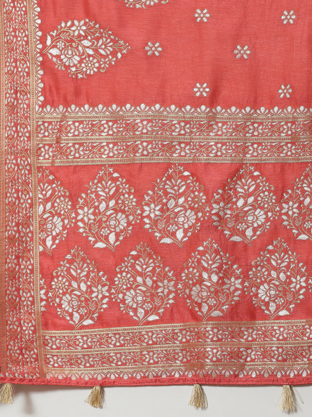 Zari Booti Woven Handloom Saree