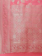 Floral Zari Jaal Handloom Woven Saree