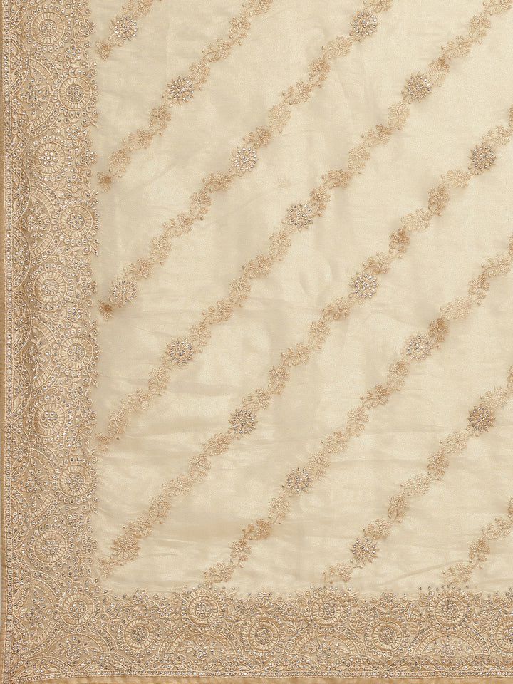 Stone Embroidered Banarasi Saree