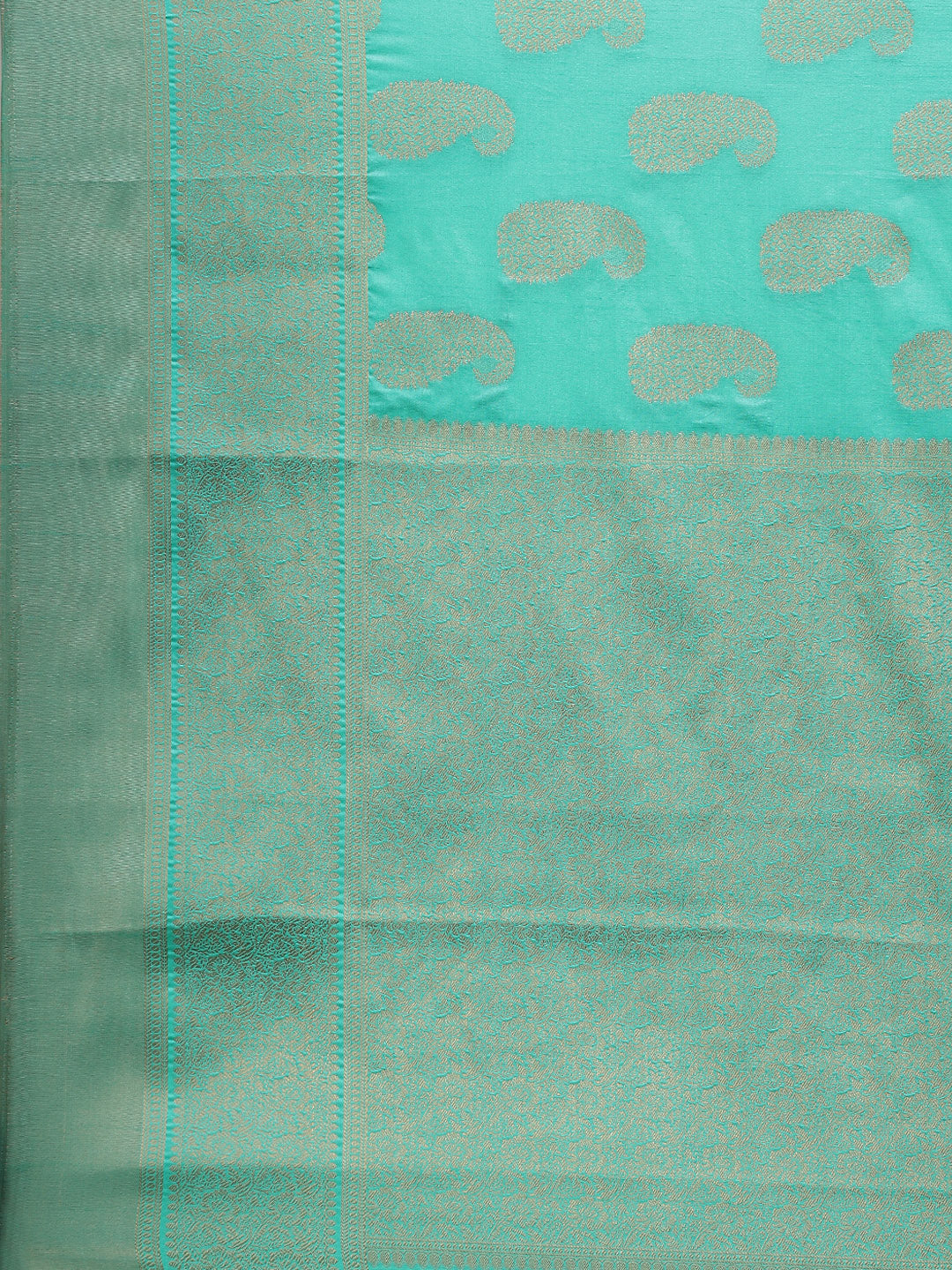 Zari Boder Booti Handloom Woven Saree