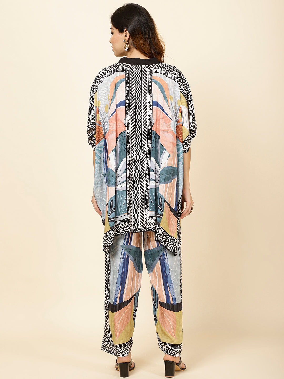 Printed Muslin Kurti With Pants