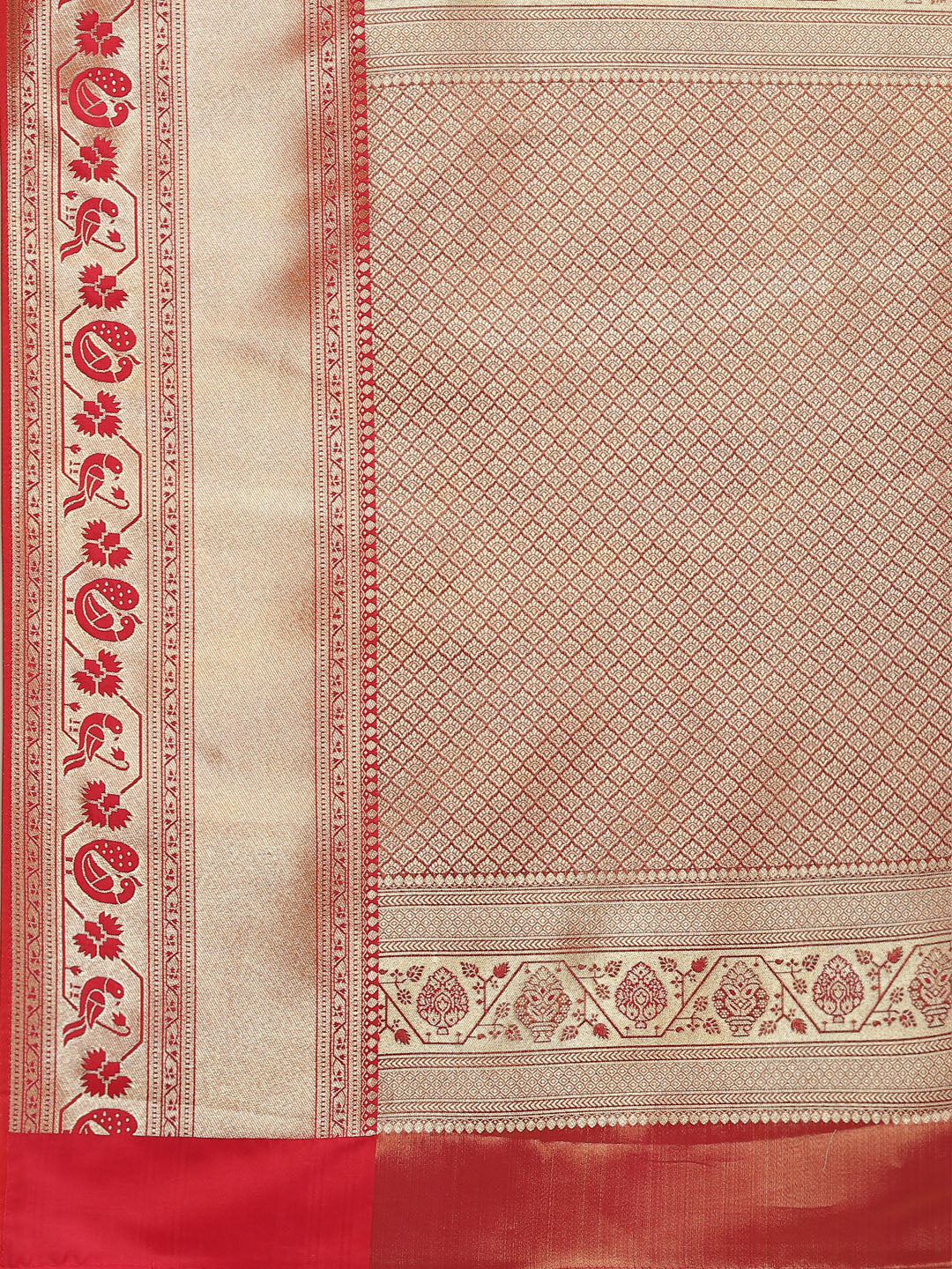 Brocade Zari Jaal Banarasi Woven Saree