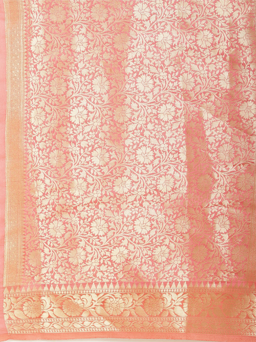 Zari Jaal Woven Cotton Saree