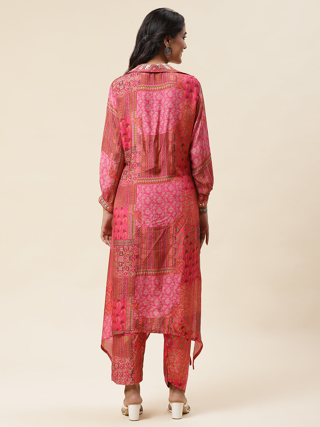 Printed Muslin Kurta With Pants