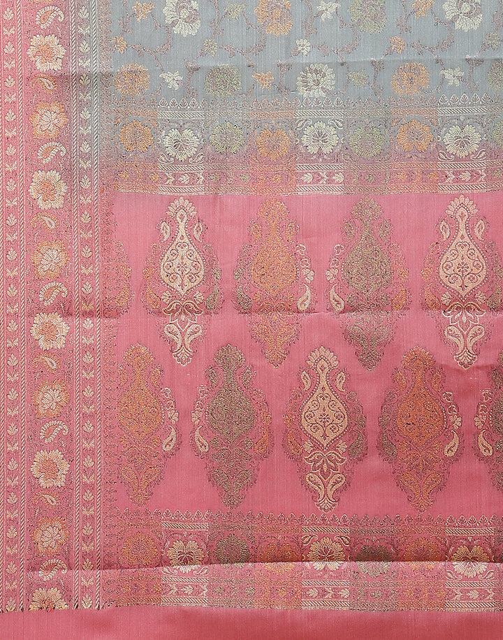 Resham Jaal Tussar Woven Saree