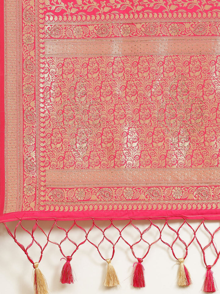 Stone Jaal Banarasi Saree