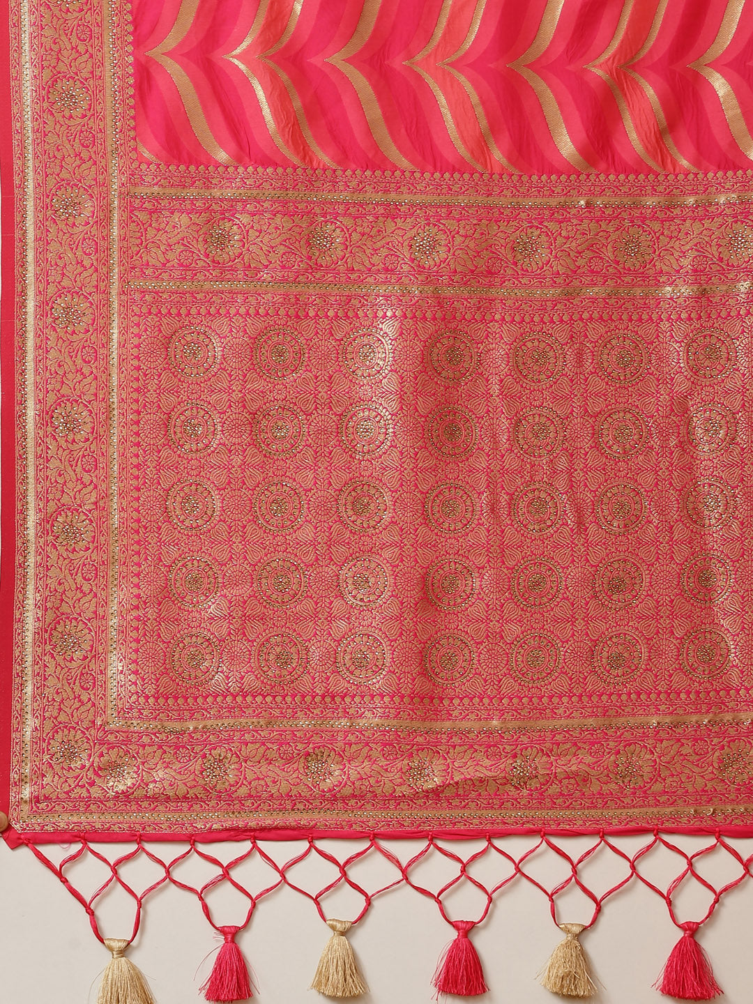 Swarovski Embroidered Art Handloom Saree