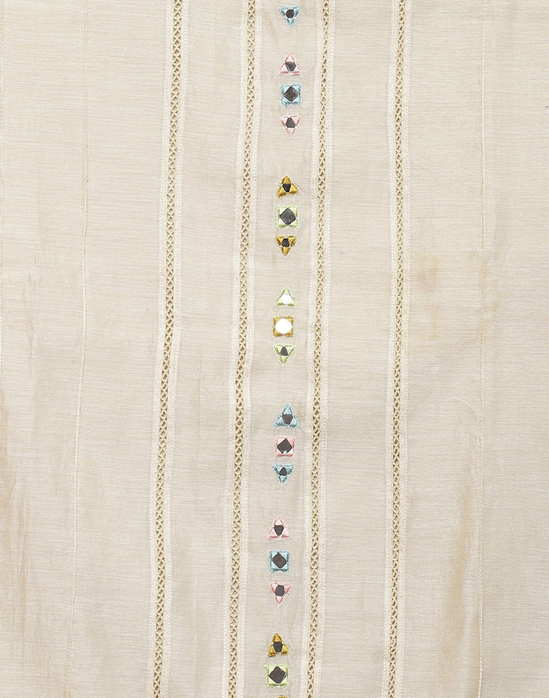 Chanderi Embroidered Suit Piece