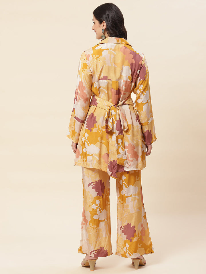 Printed Cotton Kurti With Pants