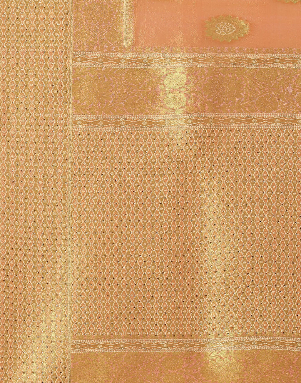 Embroidered Banarasi Kota Tissue Saree