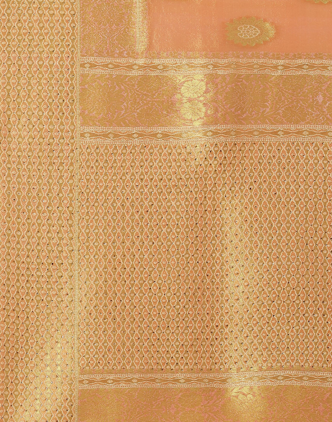 Embroidered Banarasi Kota Tissue Saree