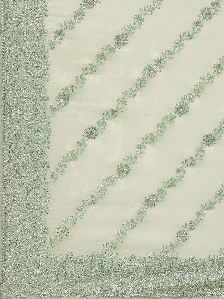 Stone Embroidered Banarasi Saree