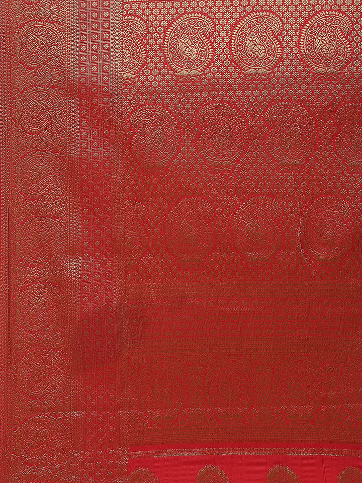 Zari Booti Woven Art Handloom Saree