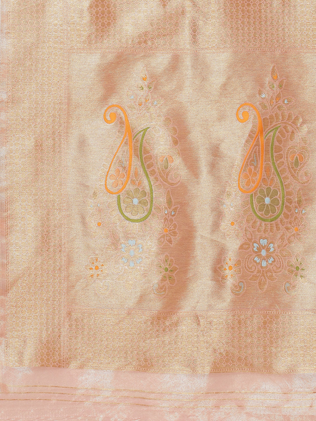 Zari Jaal Woven Cotton Saree