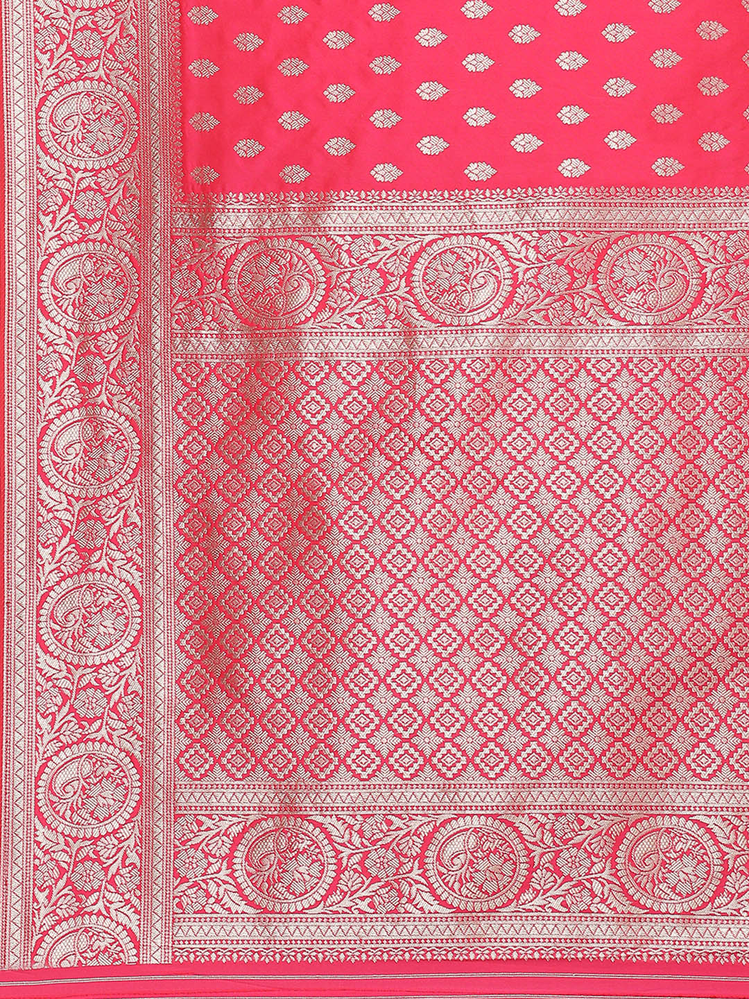 Zari Booti Woven Art Silk Banarsi Saree