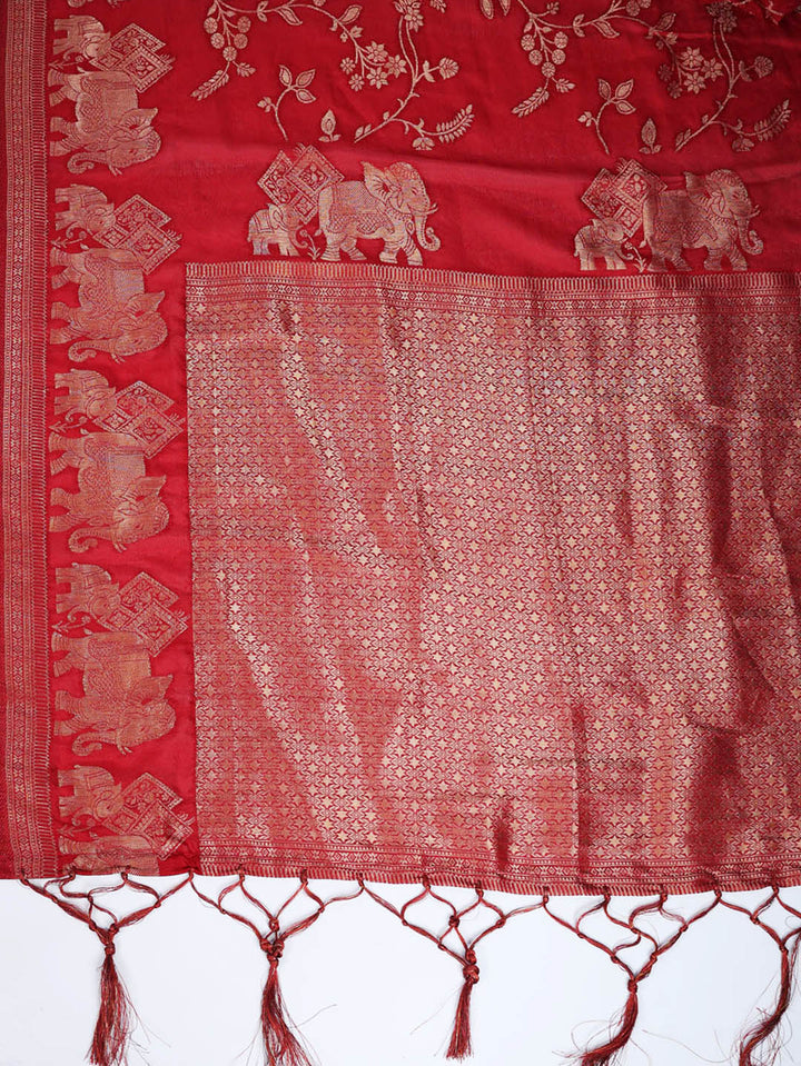 Plain Crepe Saree