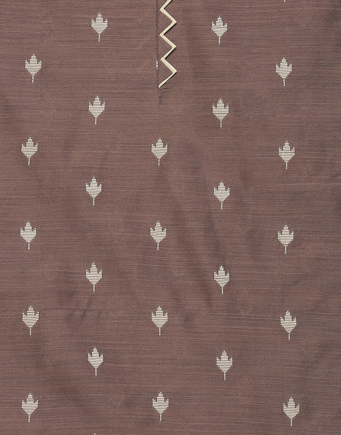 Embroidered Chanderi Suit Piece With Dupatta
