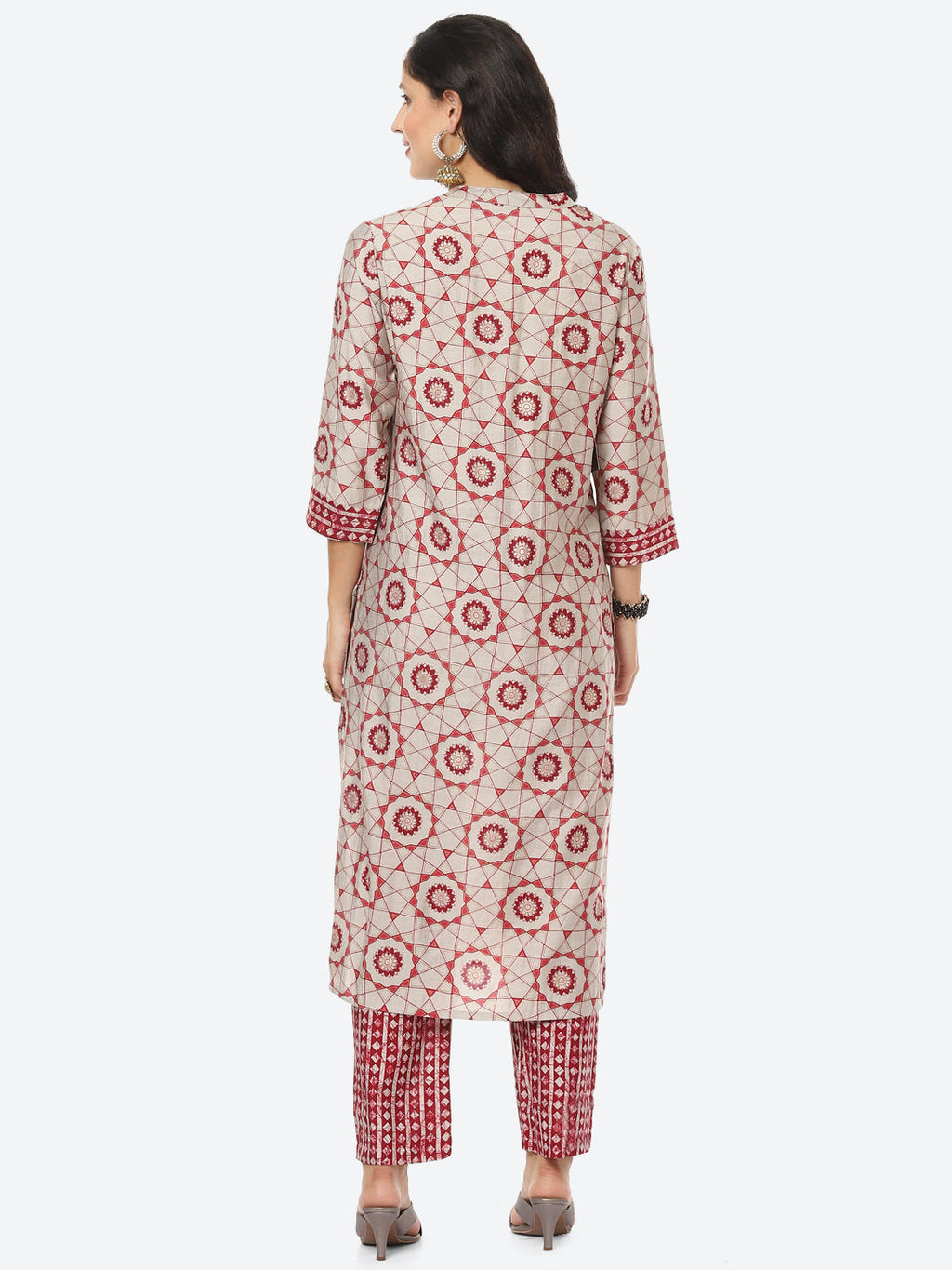 Printed Muslin Kurti With Pant