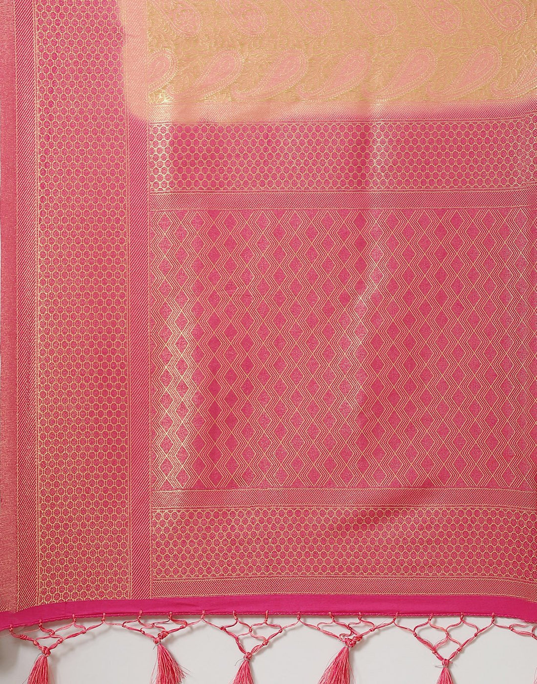 MBZ Meena Bazaar-Woven Art Handloom Saree