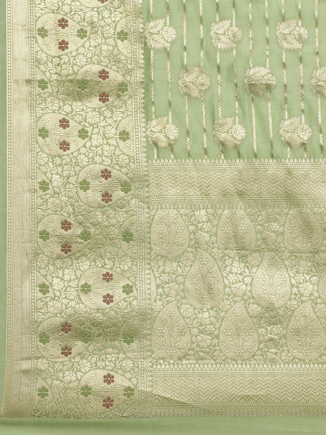 Zari Jaal Cotton Woven Saree