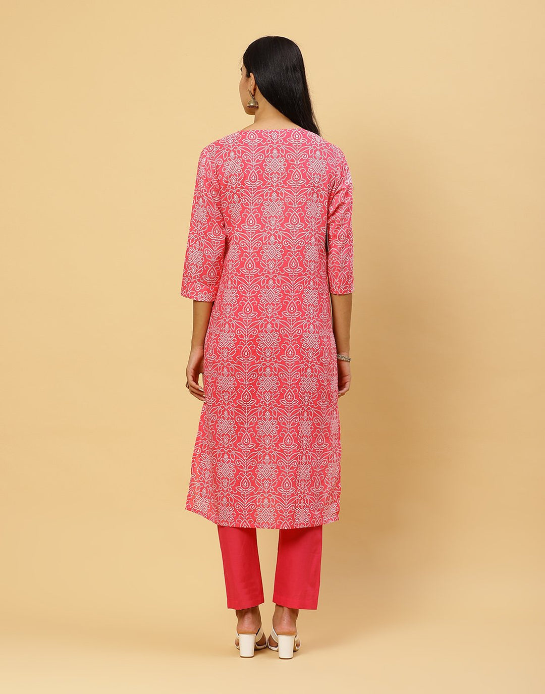 Printed Cotton Kurti With Pant