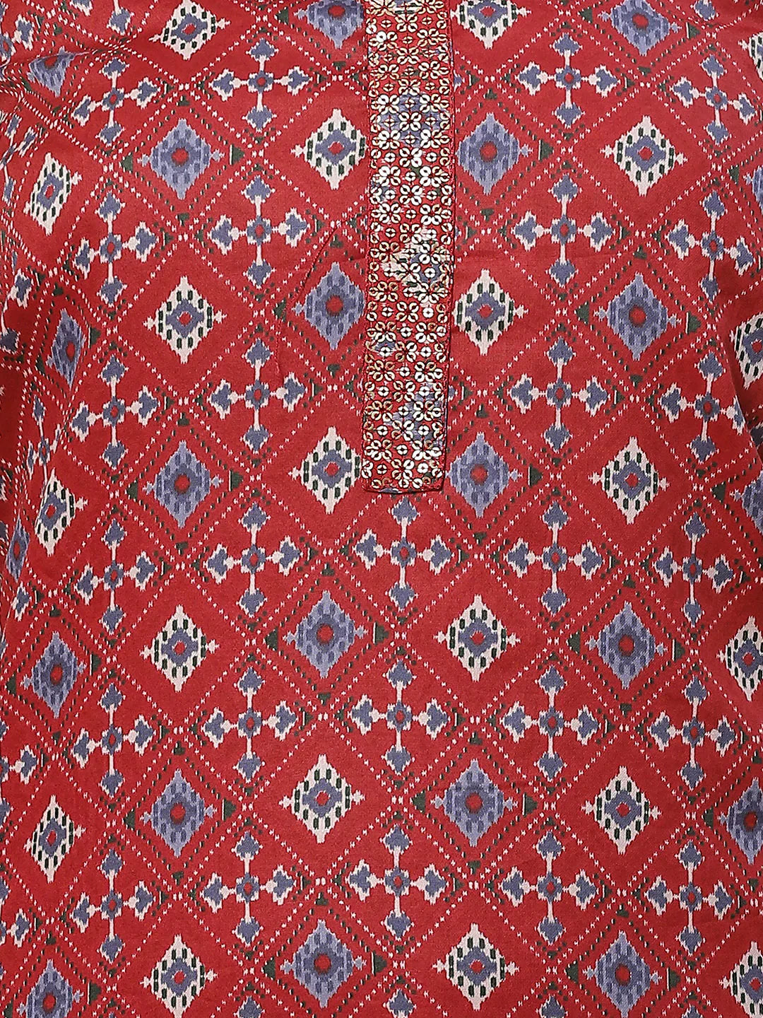 Printed Cotton Unstitched Suit Piece With Dupatta