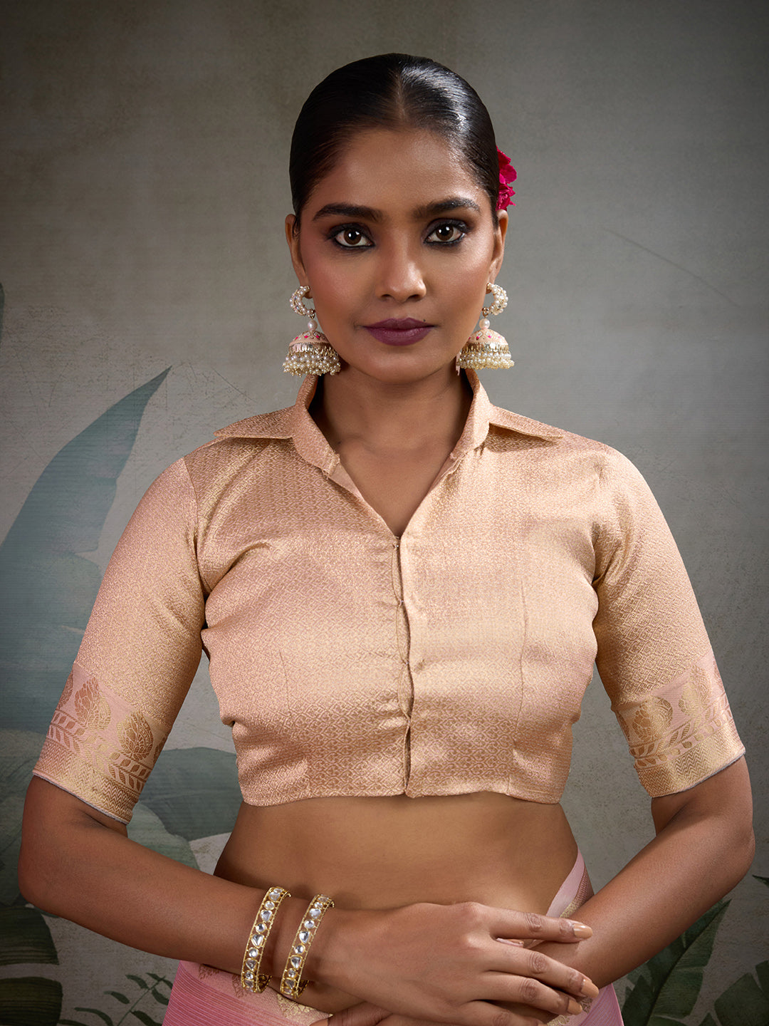 Woven Design Linen Blend Saree