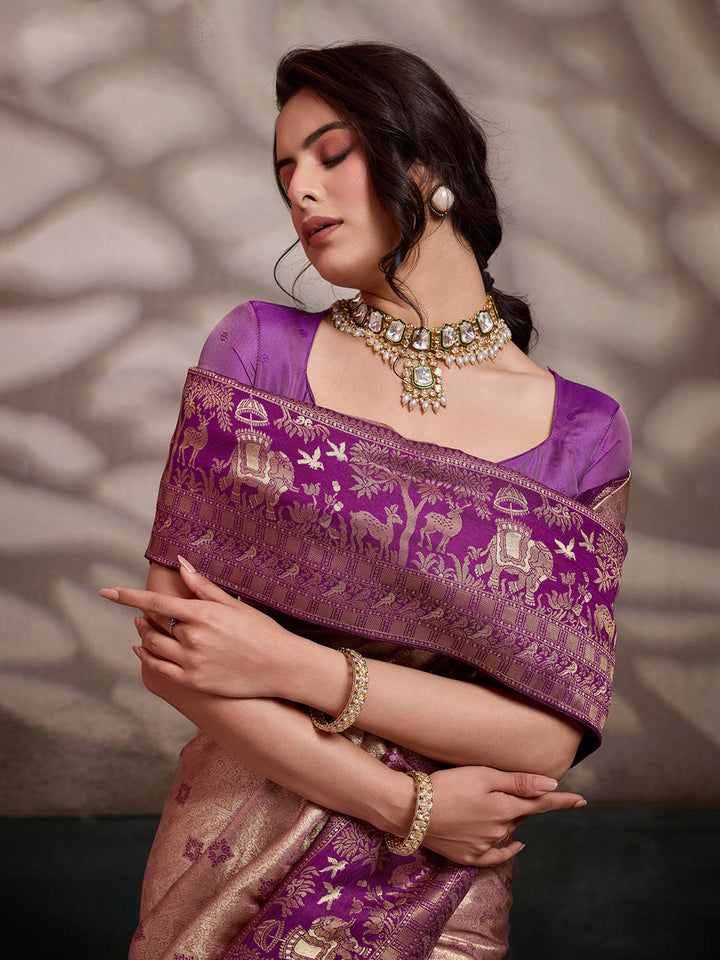 Woven Design Art Silk Saree