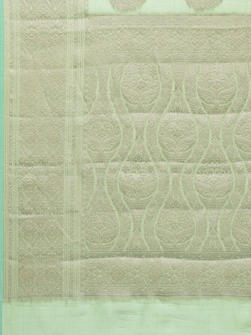 Zari Border Booti Cotton Woven Saree