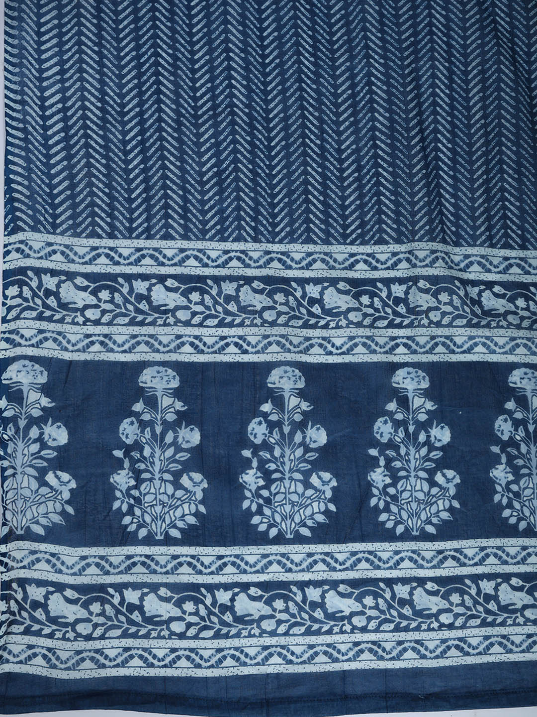 Printed Cotton Kurta With Pant &amp; Dupatta