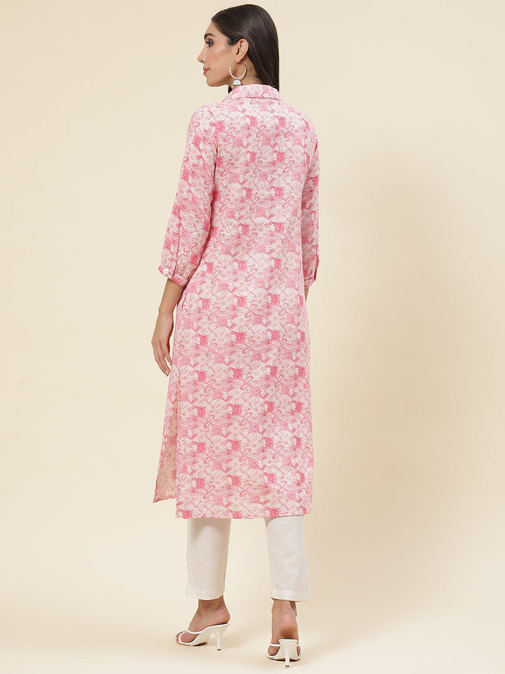 Printed Muslin Kurta