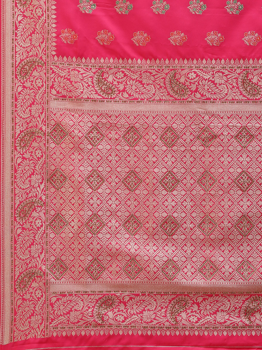Stone Booti Banarasi Woven Saree