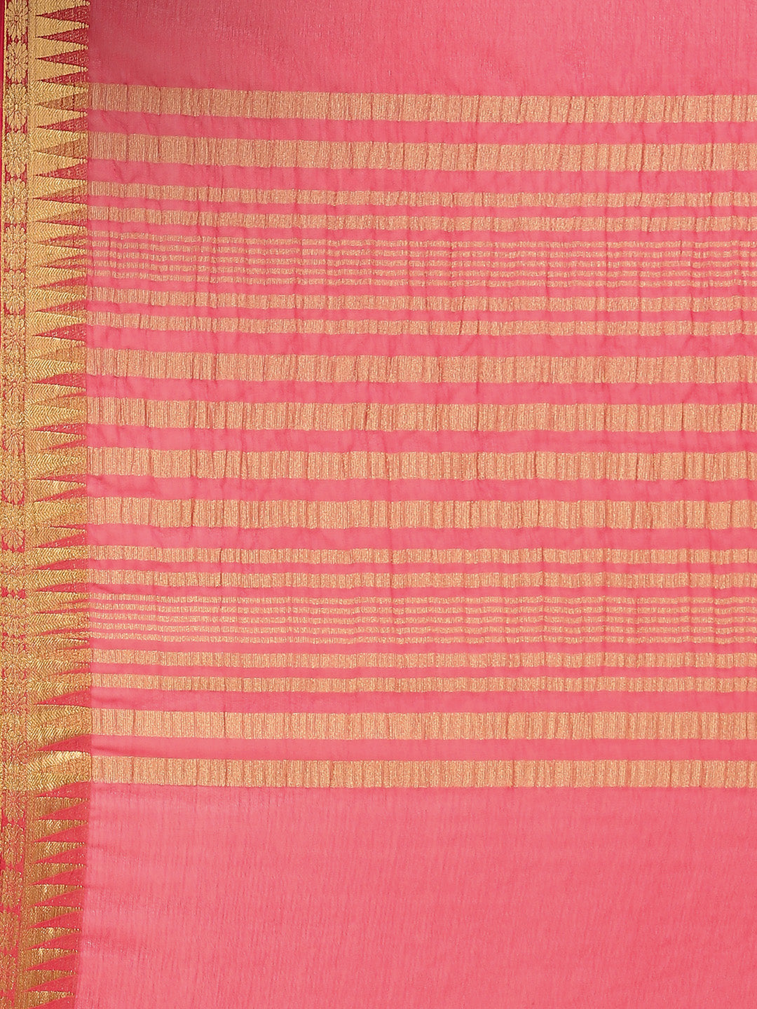Zari Border Chiffon Woven Saree