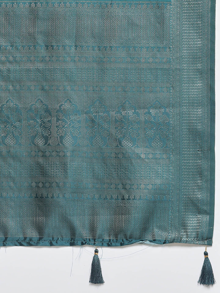 Digital Printed Satin Woven Saree