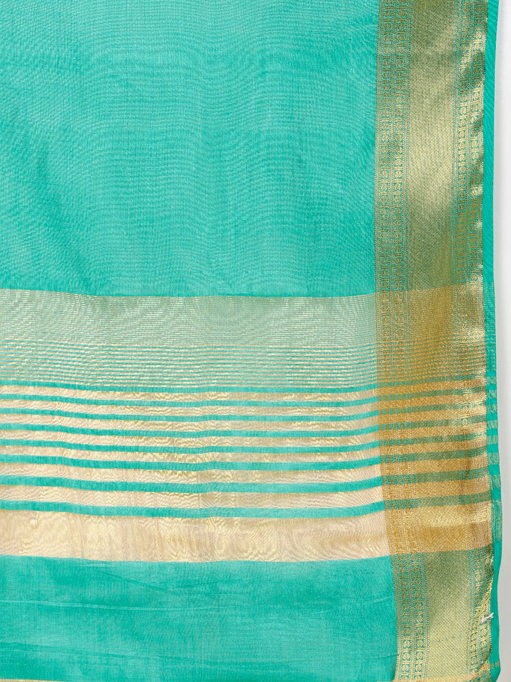 Zari Jaal Woven Handloom Saree