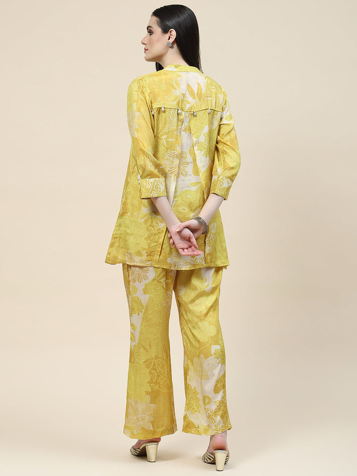 Printed Muslin Kurti With Pants