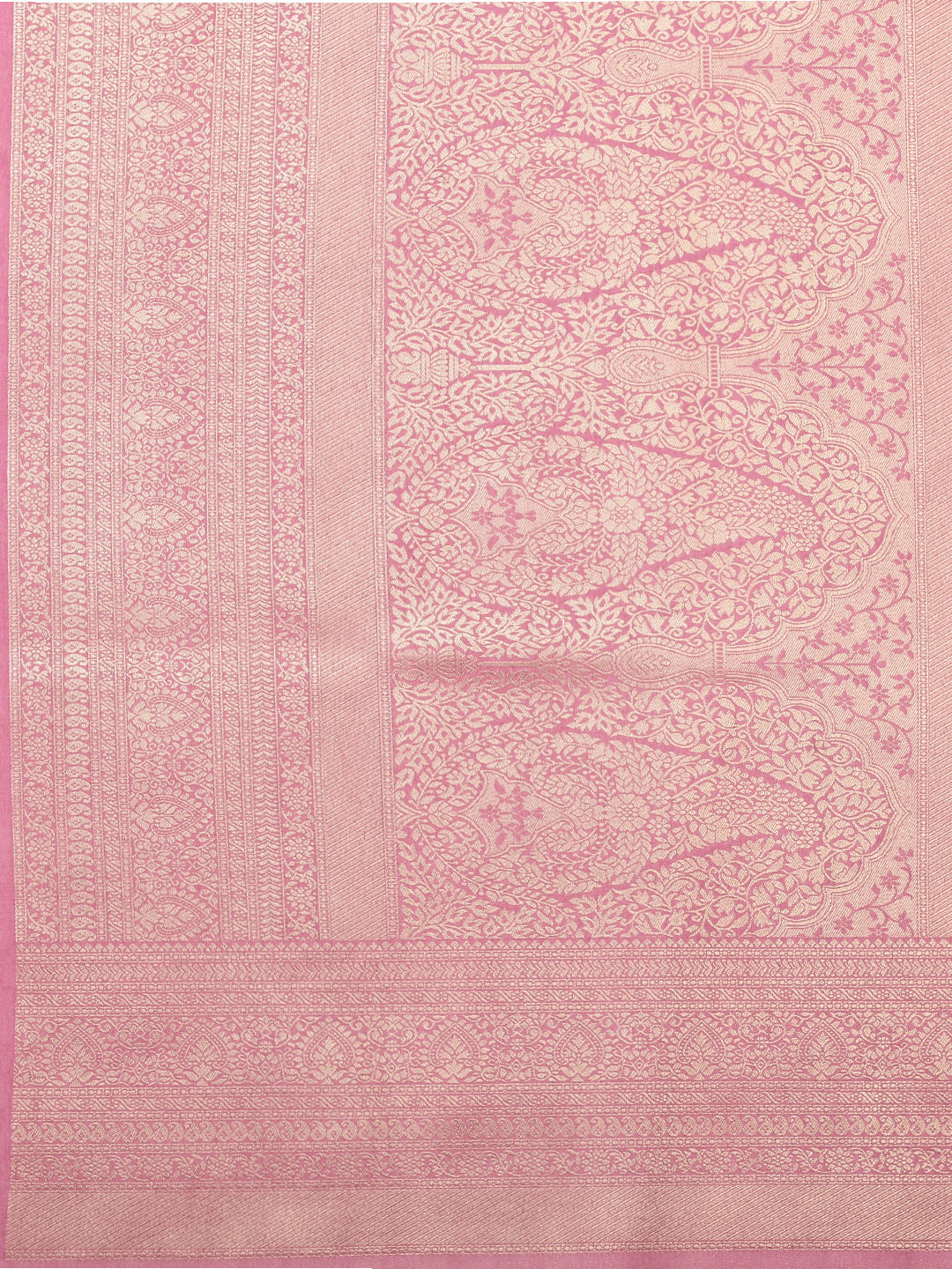 Brocade Zari Jaal Handloom Woven Saree
