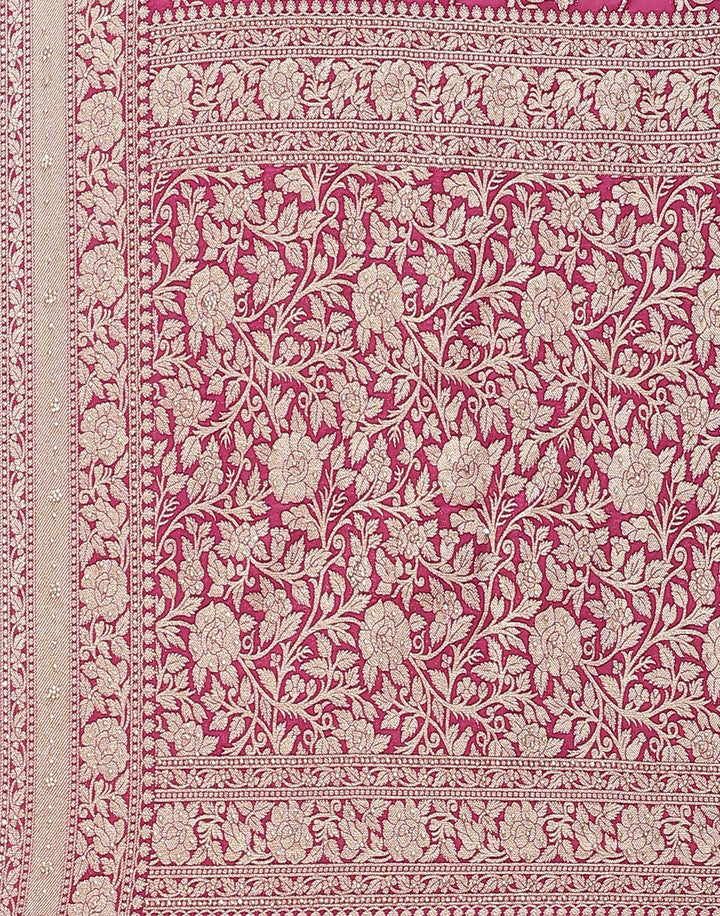 MBZ Meena Bazaar-Zari Jaal Art Georgette Saree